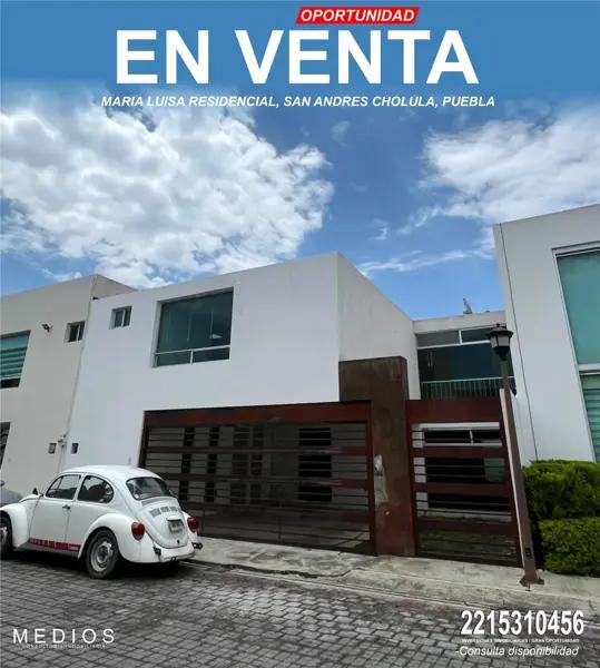 REMATE DE CASA FRENTE A LA UVM EN MARIA LUISA RESIDENCIAL, CHOLULA, PUEBLA, PRECIO NEGOCIABLE