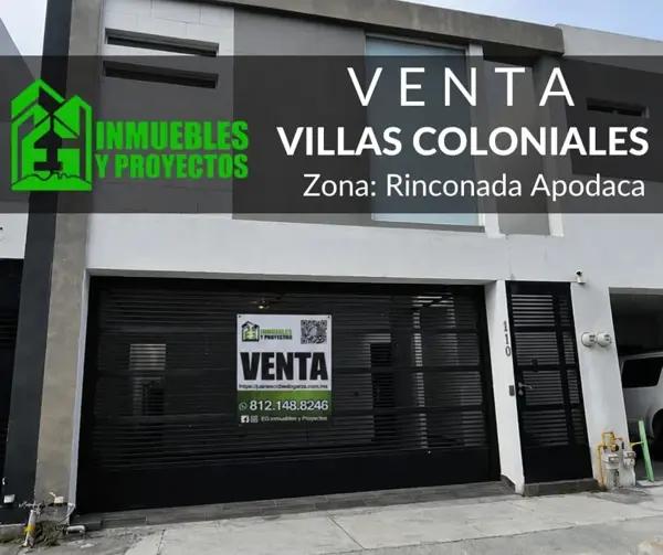 Villas coloniales en Rinconada Colonial Apodaca NL Casa en Venta