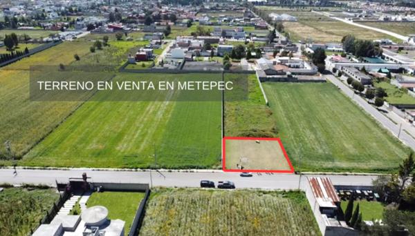 Terreno Comercial en Venta en Lázaro Cárdenas, Metepec - Excelente Ubicación