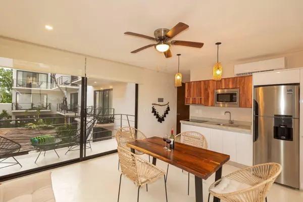 VENTA DEPARTAMENTO 1 RECAMARA SASKAB TULUM REGIÓN 15 OPORTUNIDAD
