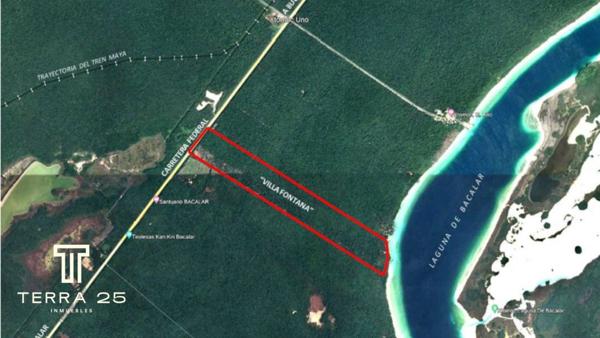 MARAVILLOSO PREDIO "VILLAS FONTANA" UBICADO EN BACALAR EN VENTA O APORTACION
