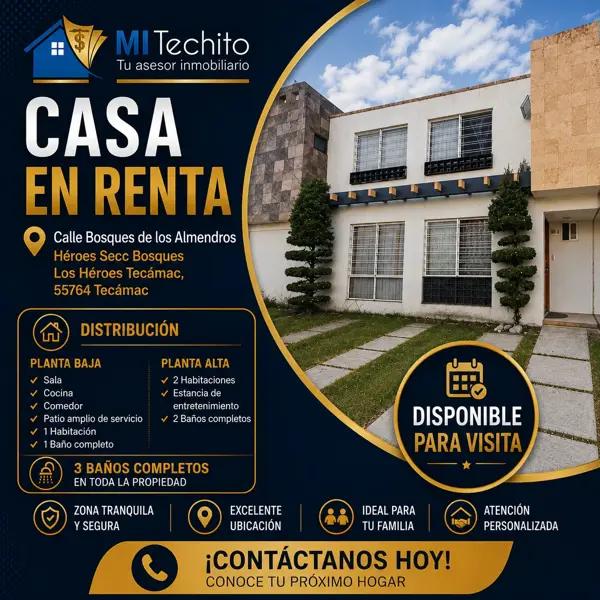 Casa en renta en Bosques de los Cedros