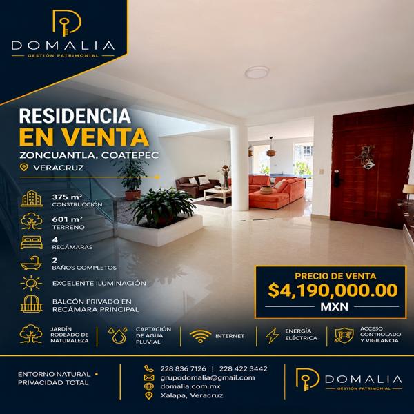 Casa en venta en Briones, Coatepec, Veracruz de Ignacio de la Llave