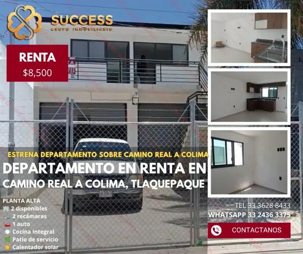 Departamentos Nuevos en Renta – Av. Camino Real a Colima