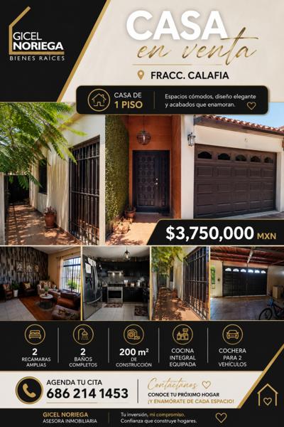 Casa en venta en Calafia, Mexicali, Baja California