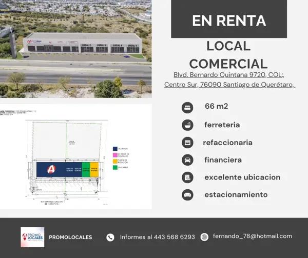 ¿TU NEGOCIO EN EL CORAZÓN COMERCIAL DE QUERÉTARO?