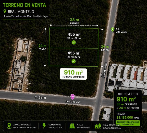 2 Terrenos en venta Real Montejo