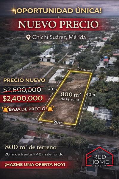 TERRENO EN CHICHI SUAREZ