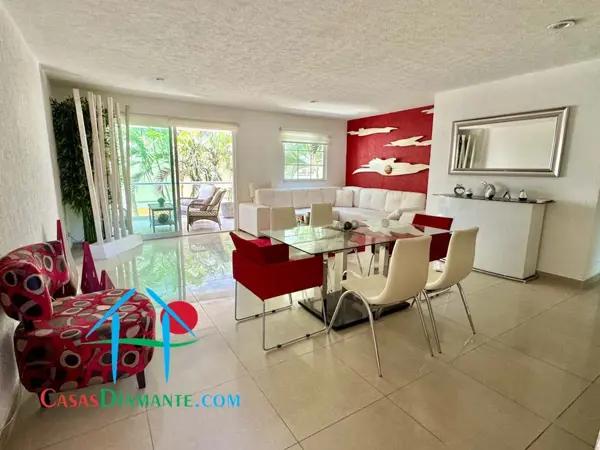 Departamento de 3 recámaras con terraza y vista a las áreas comunes
