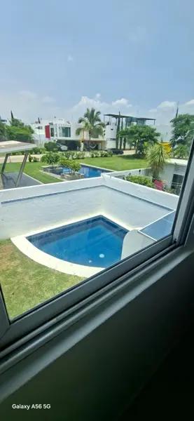 Casa Amueblada con Alberca privada y Alberca Comun