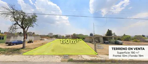 Terreno Plano de 190 m² en Venta – Centro de San Lucas Tlacochcalco, Tlaxcala