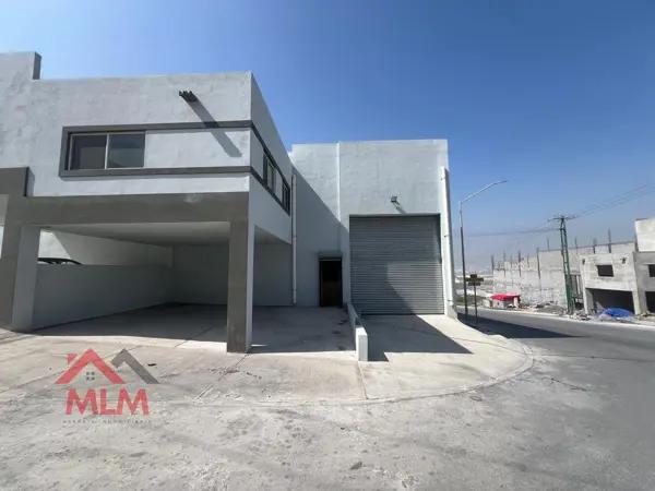 Bodega en renta en Parque Industrial 100, Santa Catarina con sótano y losa refor