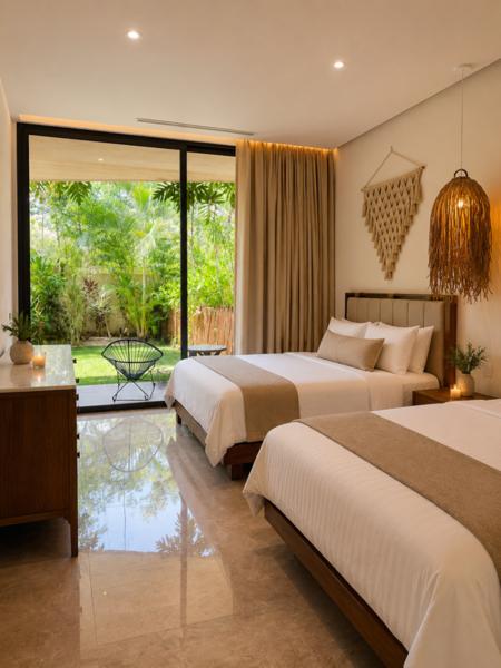 Luxury 2BR Garden Apartment | Private Garden | Ground Floor | Tulum