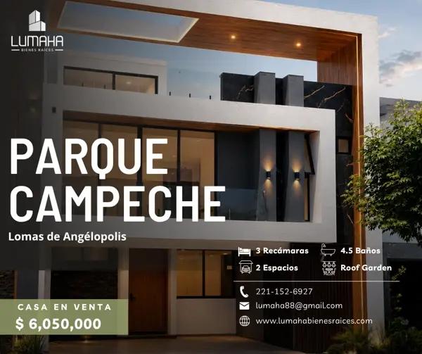 Casa en venta en Lomas de Angelópolis, San Andrés Cholula, Puebla Casa en venta en Lomas de Angelópolis, San Andrés Cholula, Puebla
