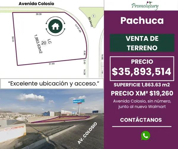 VENTA DE TERRENO EN AVENIDA PRINCIPAL, JUNTO A WALMART