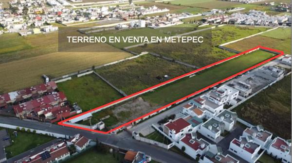 Terreno residencial en venta en San Salvador Tizatlalli, Metepec