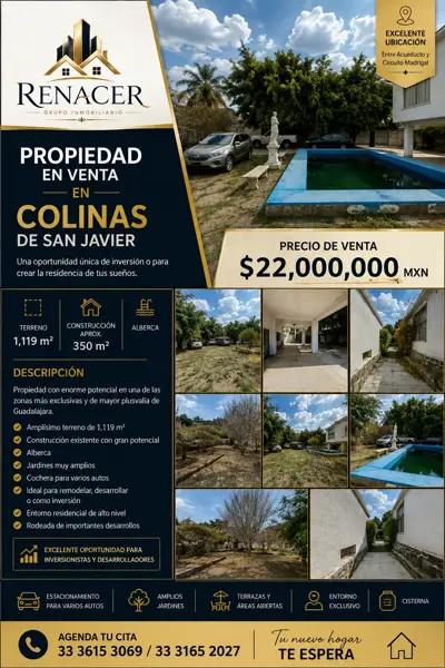 Casa en venta en Colinas de San Javier, Zapopan, Jalisco Casa en venta en Colinas de San Javier, Zapopan, Jalisco