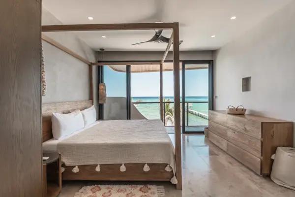 Departamento de 2 recámaras frente al mar en Bahía Tankah