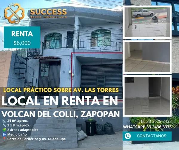Local en Renta – Volcán del Colli, Zapopan