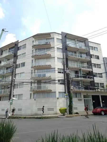 Departamento en Venta con 2 balcones en Narvarte Poniente Benito Juárez 2 recámaras