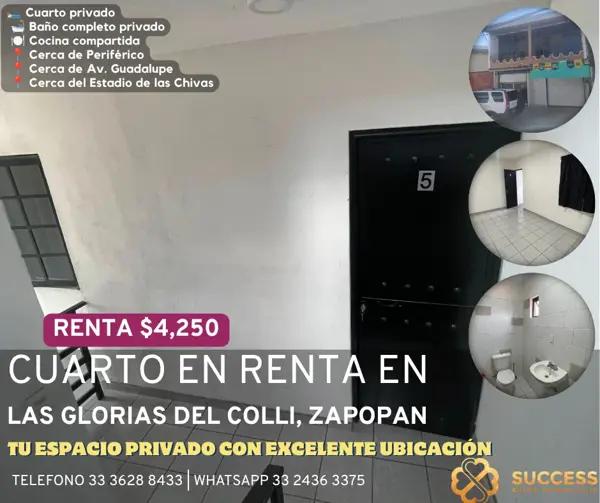 Cuarto en Renta – La Gloria del Colli, Zapopan Cuarto en Renta – La Gloria del Colli, Zapopan