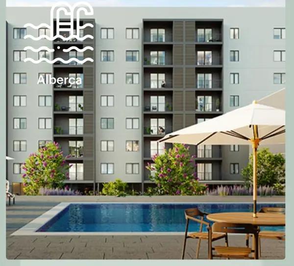 Departamento en Venta en Torre Gaia II Carretera Nacional Mty, NL, 3 recámaras con jardín privativo.