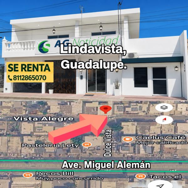 Casa en renta en Linda Vista, Guadalupe, Nuevo León