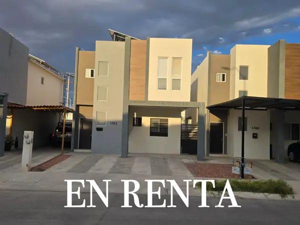 Casa en renta en Belisa Residencial, Juárez, Chihuahua