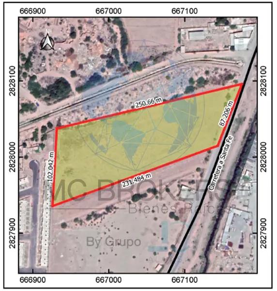 TERRENO EN VENTA CARR. A SANTA FE