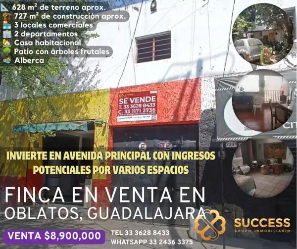 Finca en Venta – Oblatos, Guadalajara