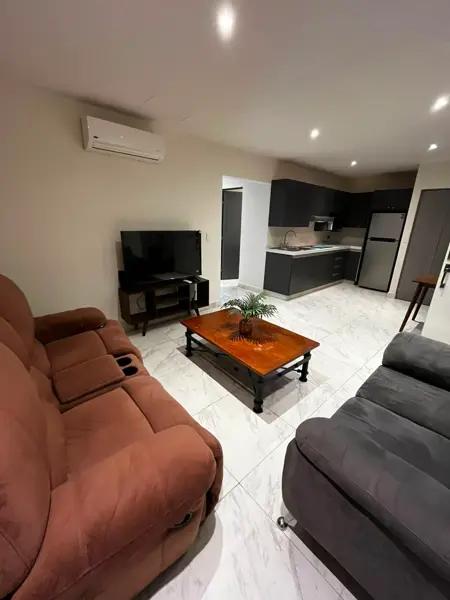 Renta Departamento Amueblado con Terraza 2 rec en Apodaca Nave 01