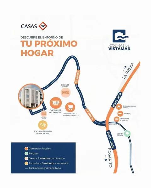 Departamentos nuevos en preventa en Los Valles, Tijuana