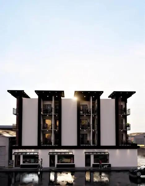 Terreno con estructura para edificio en Tijuana