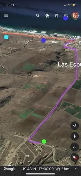 Terreno plano con vista al mar en Rosarito
