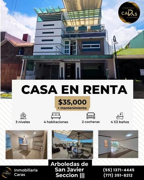 Casa en renta en Valle de San Javier, Pachuca de Soto, Hidalgo Casa en renta en Valle de San Javier, Pachuca de Soto, Hidalgo