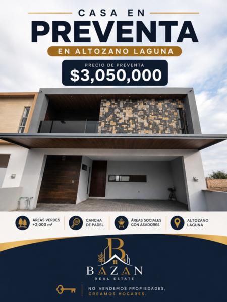 Casa en venta en Altozano la Nueva Laguna, Gómez Palacio, Durango