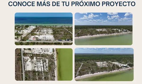 MACROLOTE PARA DESARROLLAR EN VENTA FRENTE AL MAR TELCHAC PUERTO, YUCATAN.