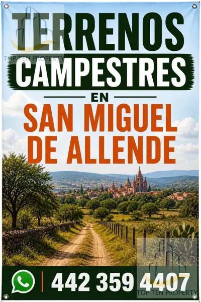 Terreno Campestre en La Palmita San Miguel de Allende a 30 Minutos de Juriquilla