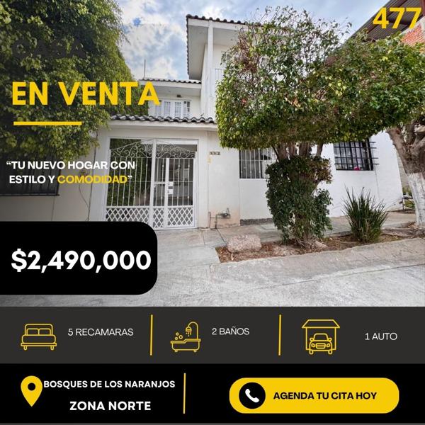 Casa en Venta en Bosques de los Naranjos - León, Guanajuato