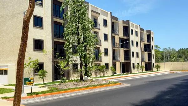 Departamento de 2 recámaras en comunidad privada cerca de Av. Cobá, Tulum