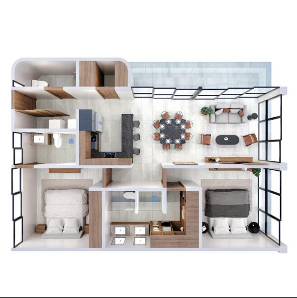 Departamento D en preventa en Mérida, Montebello