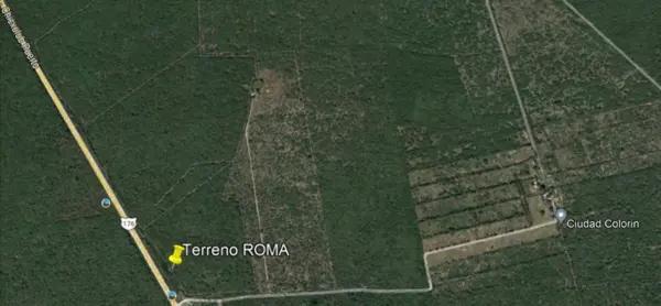 TERRENO A PIE DE CARRETERA sobre Chicxulub Pueblo-Puerto