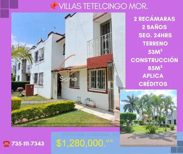 CUAUTLA MORELOS 
VENTA $1,280,000.°°