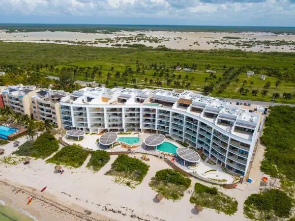 Departamento en Venta en Telchac Puerto, Yucatán, frente al mar
