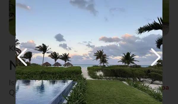 Exclusivo terreno residencial frente al mar en Playa Mujeres