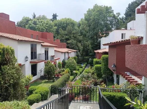 Casa en Condominio en Venta con jardín en Desierto de los Leones Álvaro Obregón 3 recámaras