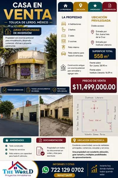Gran oportunidad de inversión en Toluca Gran oportunidad de inversión en Toluca