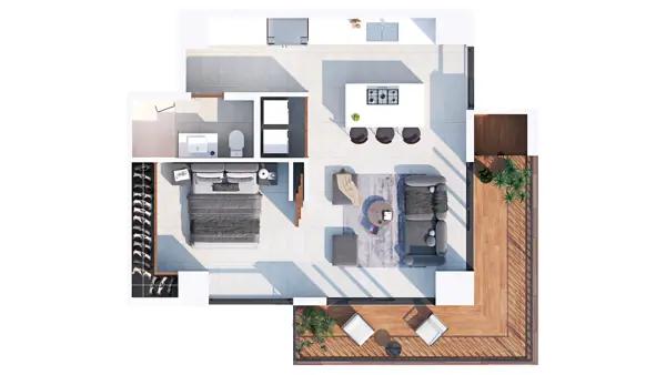 Condo tipo Estudio en venta  en una de las mejores zonas de Puerto Vallarta