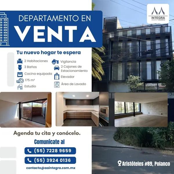 Departamento en Venta en Polanco.