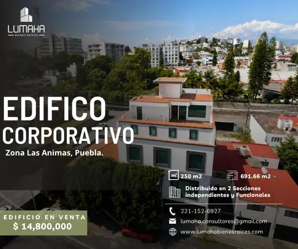 Edificio en venta en Las Ánimas, Puebla, Puebla